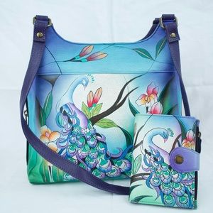 Anuschka Hand-painted Genuine Leather Bag & Wallet